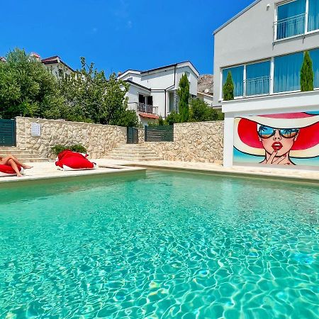 Apartment Baska Mit Poolarea - Krk, Kroatien Exterior photo