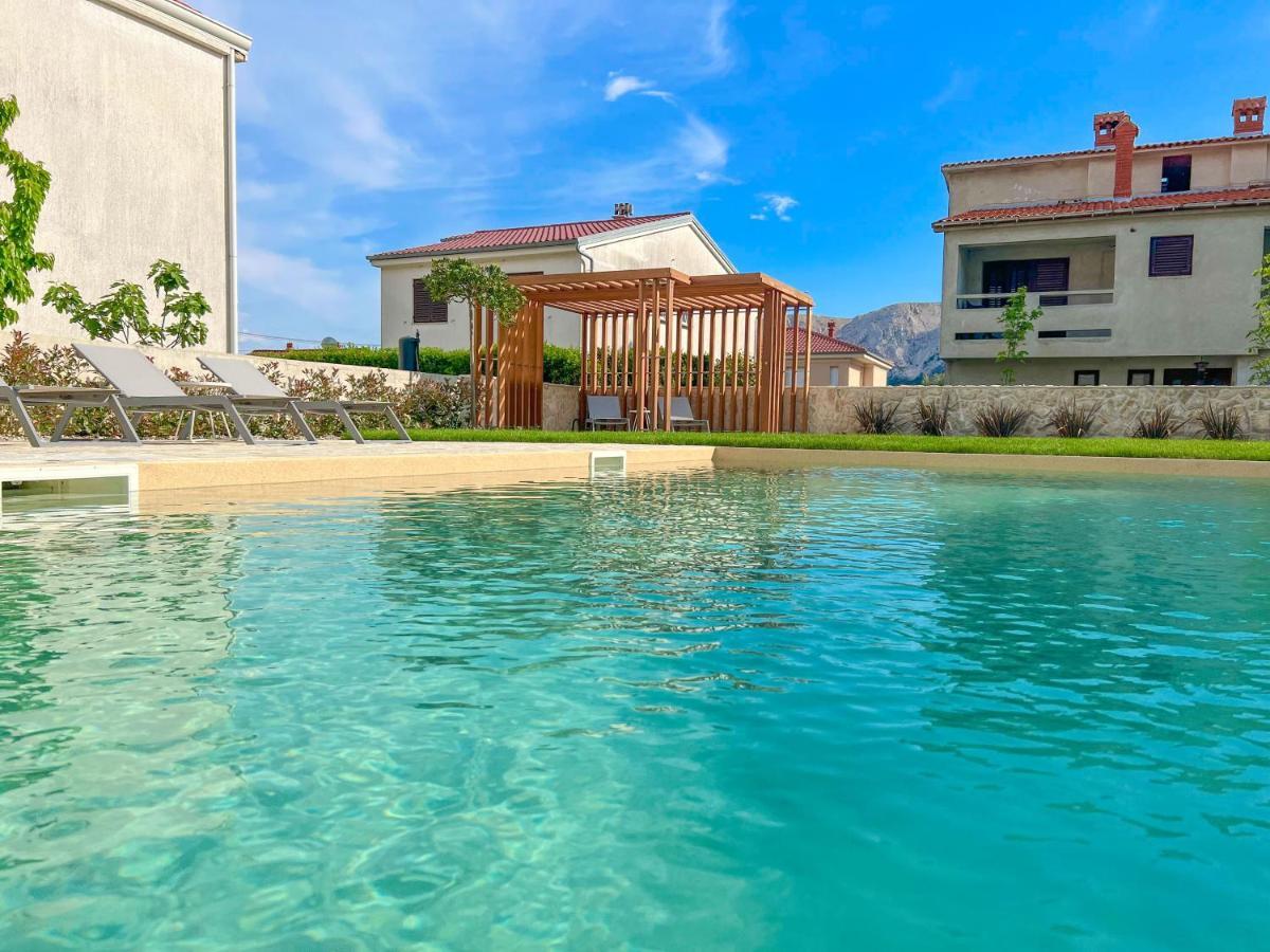 Apartment Baska Mit Poolarea - Krk, Kroatien Exterior photo