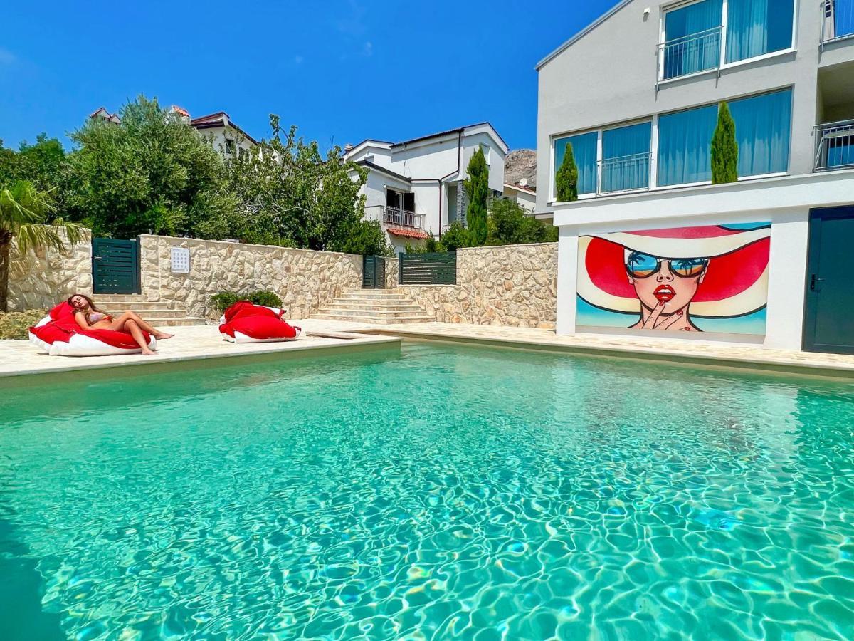 Apartment Baska Mit Poolarea - Krk, Kroatien Exterior photo